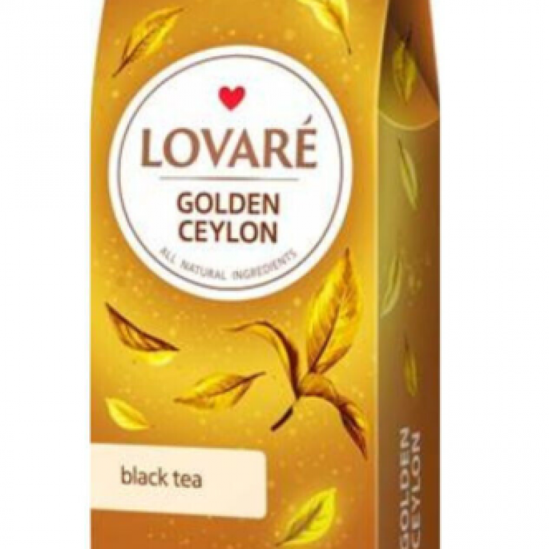 LOVARE Golden Ceylon Siyah Çay 80 Gr