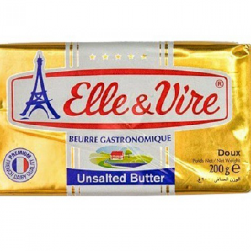 ELLE VIRE Fransız Tereyağı 200 Gr