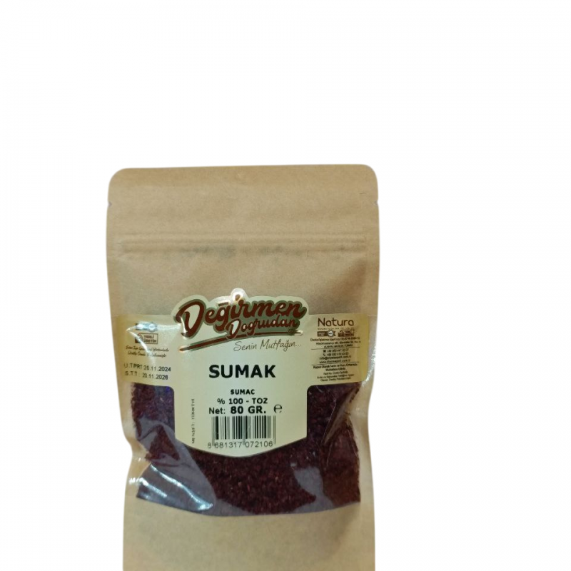 DEĞİRMEN Toz Sumak 80 Gr