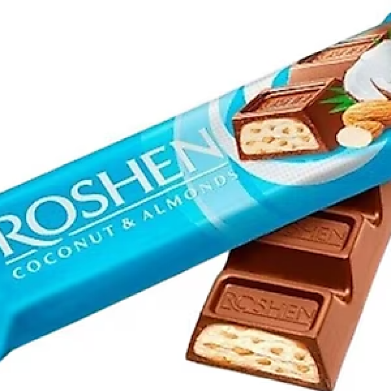 ROSHEN Hindistancevizli Bademli Çikolata 38 Gr