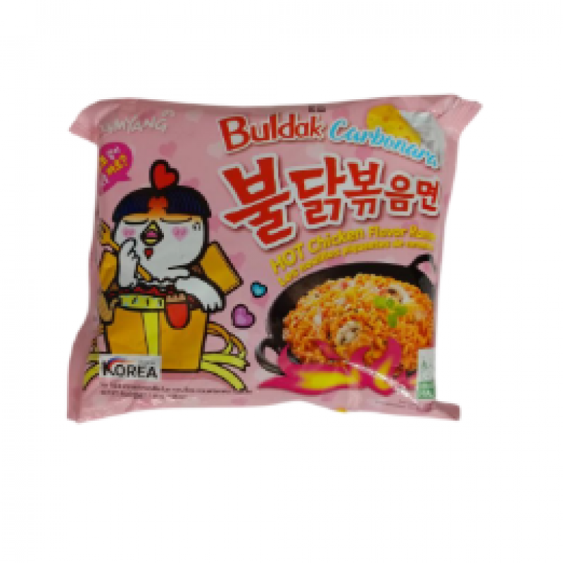 SAMYANG Buldak Acılı Tavuklu Carbonara Ramen Noodle 130 Gr
